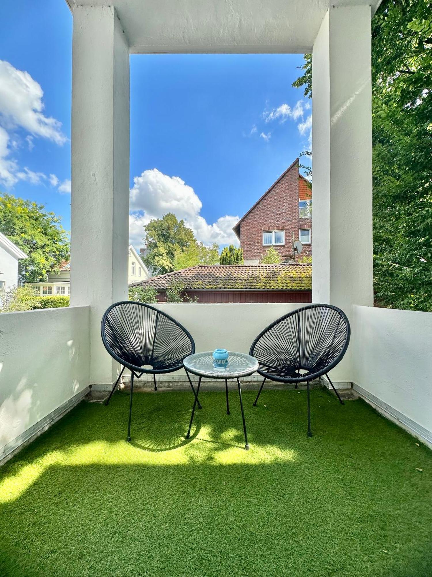 Exklusives City-Apartment Im Herzen Oldenburgs Mit Balkon Und Parkplatz A36 Luaran gambar